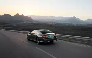 Cars wallpapers Lexus LS 500h AWD (Manganese Luster) - 2017